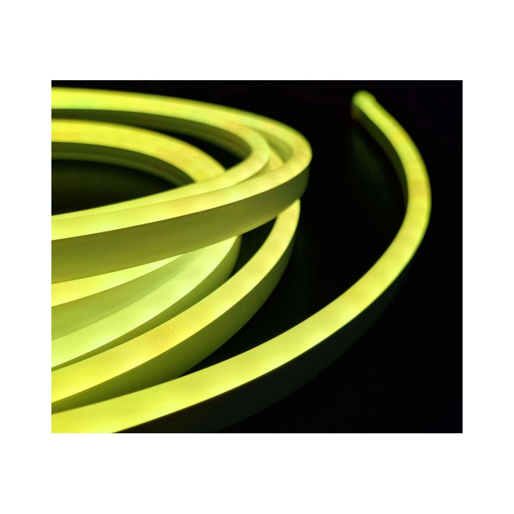 10m RGB+WW Neon fleksibel LED-stripe med 72 LED pr. meter, 24V, kan deles hver 10cm, 16W/m, IP65