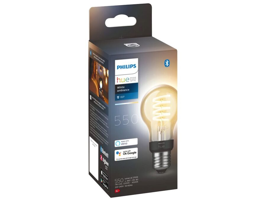 Philips Hue Filament E27 7W 550 lumen 1-pak