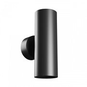 Squalla Variosa Tubo 2xGU10 Væglampe sort 55x160x90mm