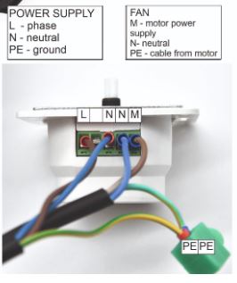 aRo AC Motor hastighedsstyring - 230Vac / 1A / 230W