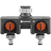 Gardena 2-vejs vandfordeler, 1-3/4"