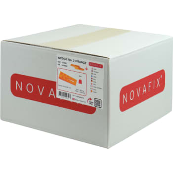 Novafix kile 2 orange, H14mm x B32mm x L81mm 336 stk i papkasse
