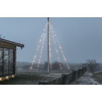 Konstsmide Flagstangskæde 5x100L H500 cm