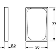 LK Fuga ramme Baseline 50 1½m - koksgrå