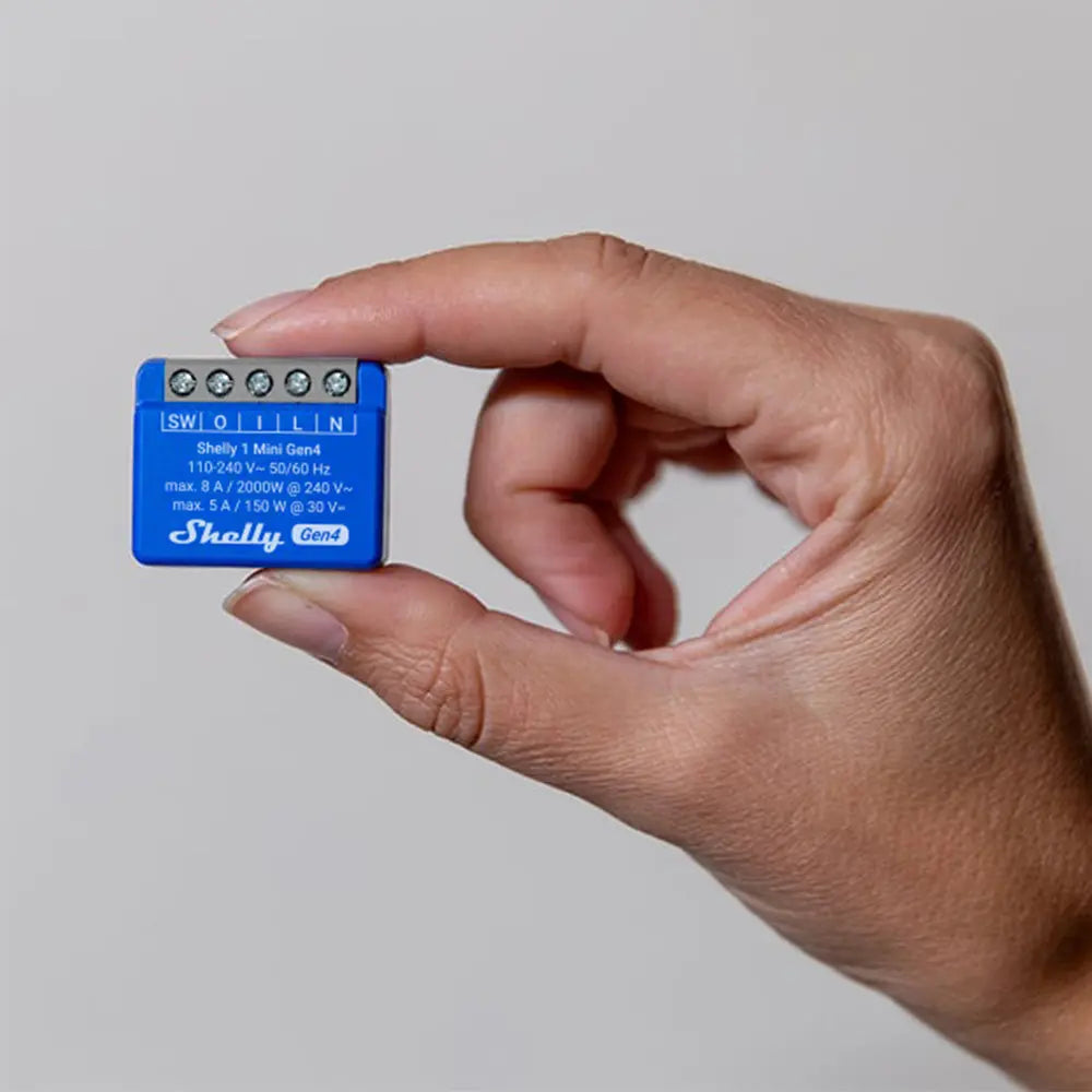 SHELLY 1 MINI GEN4 - WIFI & ZIGBEE RELÆ
