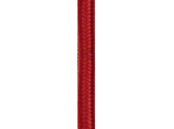 Stofledning - 2 x 0,75mm², RØD (metervare)