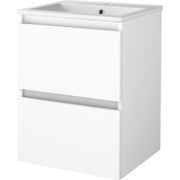 Sanibell Basicline grebsfri møbelsæt 51x46,5cm hvid højglans