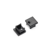 DIOFLEX endestykke SMART10 med hul sort 2 stk