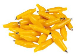 Krokodillenæb - Isoleret, Gul (36mm)