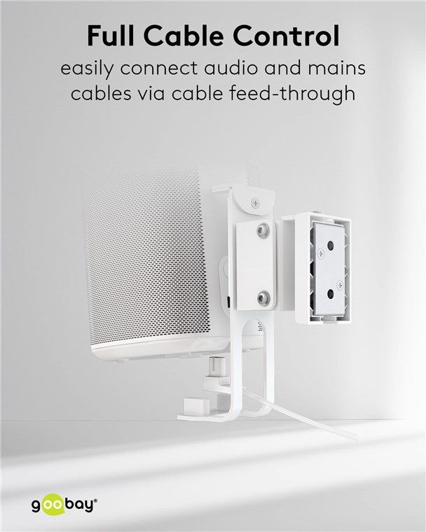 Vægbeslag til Sonos ONE / ONE SL / PLAY:1, Hvid (2 stk.)