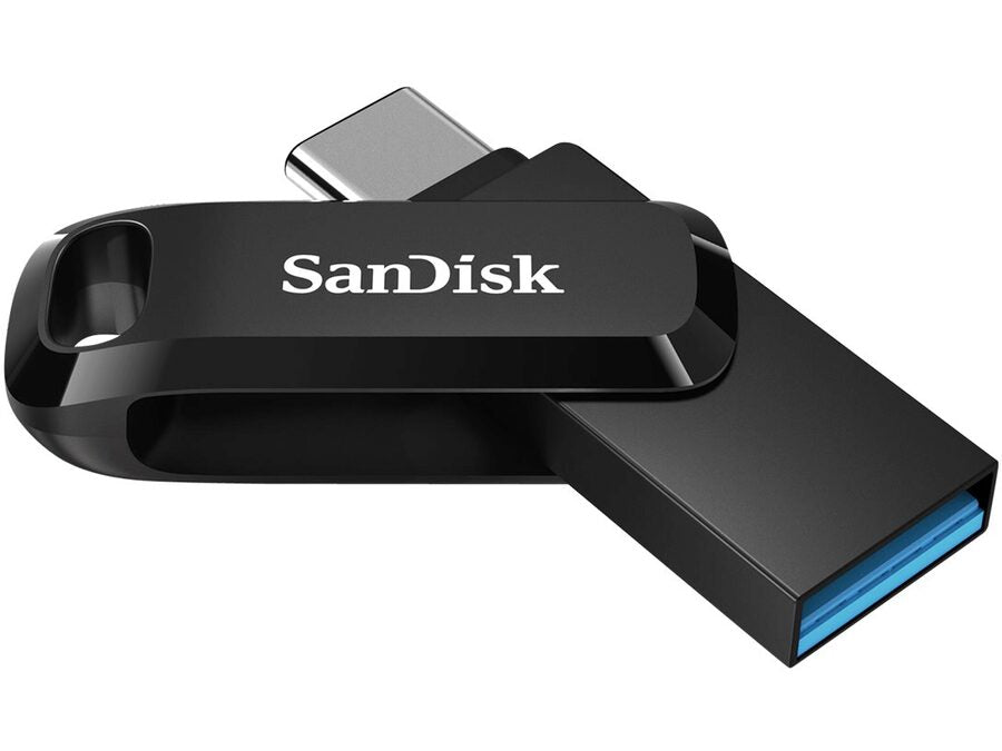 Ultra Dual Drive Go 64GB USB 3.1 Gen 1 USB-C, Sort