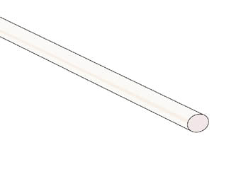 Krympeflex 2:1 - Ø3,2mm KLAR (1m)
