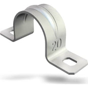 Kabelbøjle 605 G, 37 mm, 2-lap, galvanisk forzinket (100)