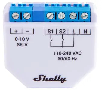 Shelly Plus 0-10V Dimmer - 0/1-10V styring