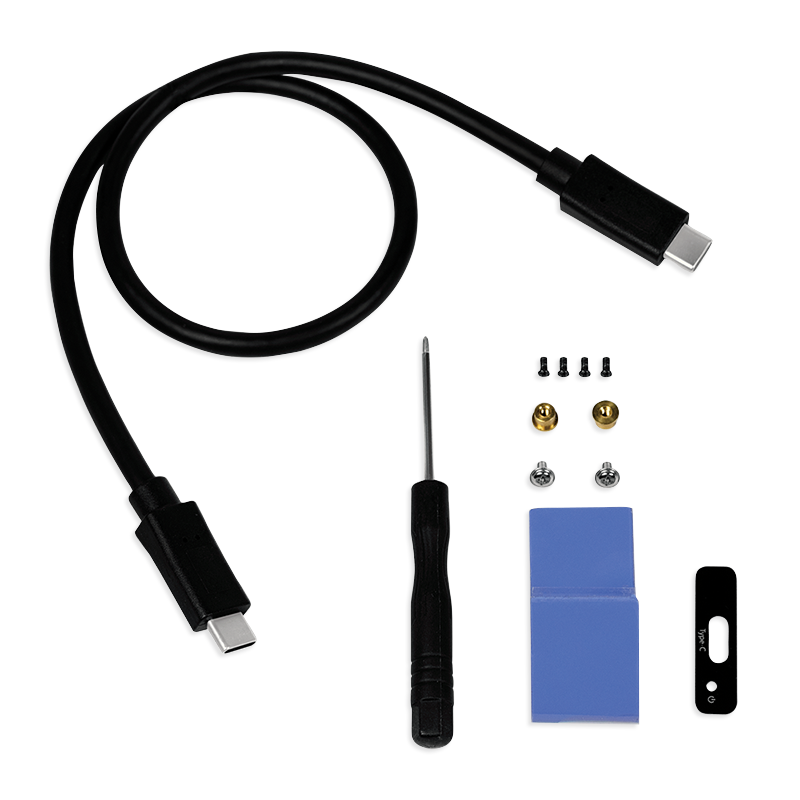 USB 3.1 ekstern harddisk-kabinet til M.2 NVMe SSD