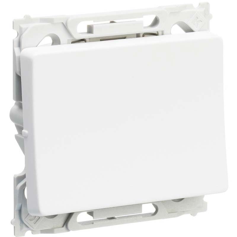 OPUS 66 afbryder 1-pol sløjfeklemme 16A, hvid