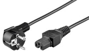Powerkabel Schuko Angled-C15 2m