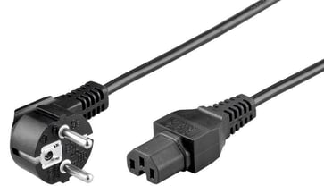 Powerkabel Schuko Angled-C15 2m