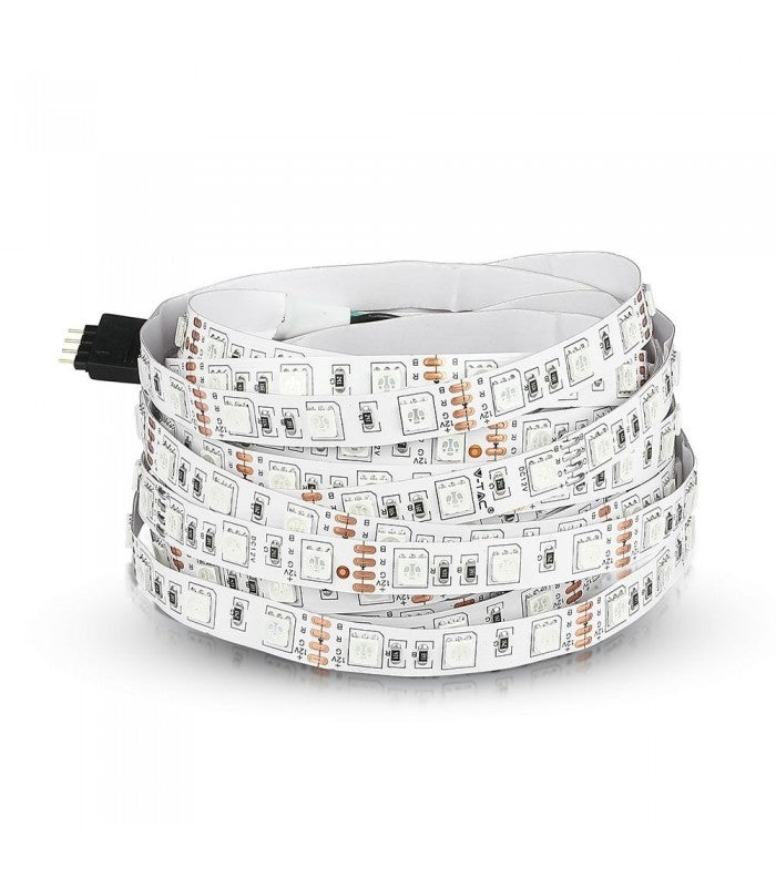 10,8W/m RGB LED strip - 5m, 60 LED pr. meter