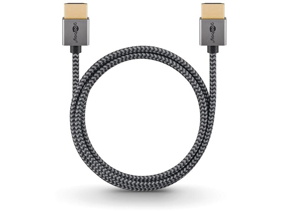 Slim Ultra High Speed HDMI™ 2.1 Textile Cable (1m)