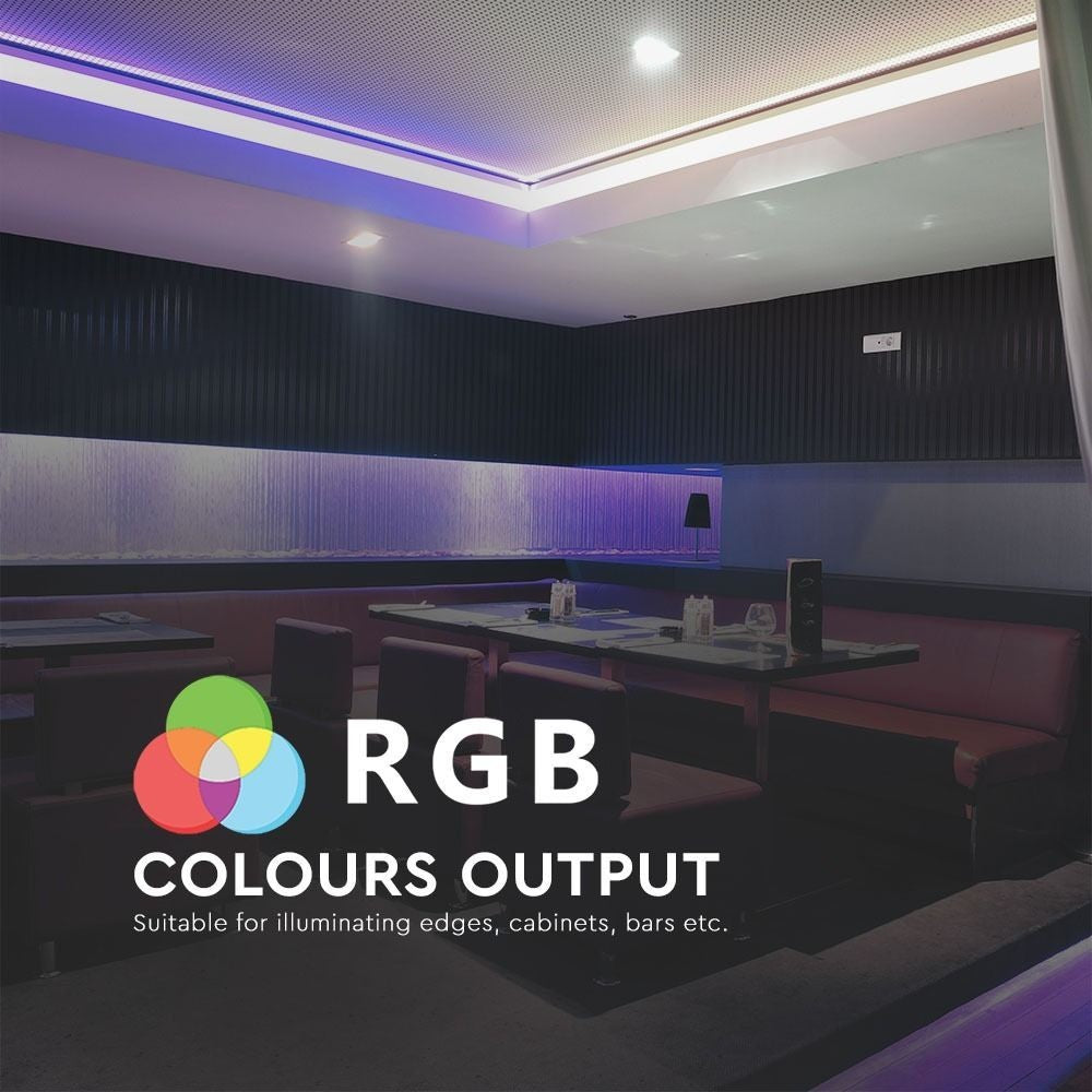 V-Tac 10,8W/m RGB+NW LED-strips - 5m, 60 LED pr. meter, 900lm/m