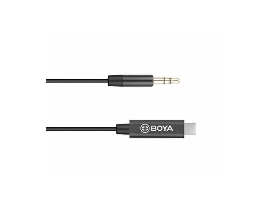 Mikrofonadapter - 3,5mm JACK han (TRS) til USB-C (Android)