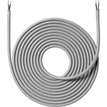 Stofledning 4 meter, Lysegrå