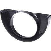 Plastmo endebund 10" med Ø75mm hul, sort