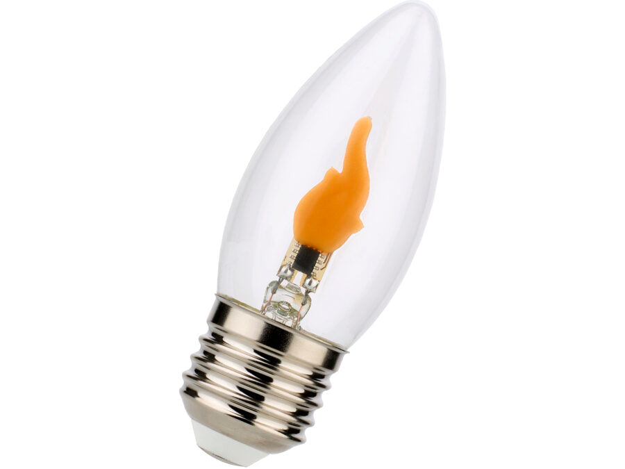 C35 "flamme" LED pære - 240V / 0,5W, E27 (1900K)
