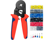 Krimptang sæt inkl. tyller - 0,25-6mm² (1200 stk.)