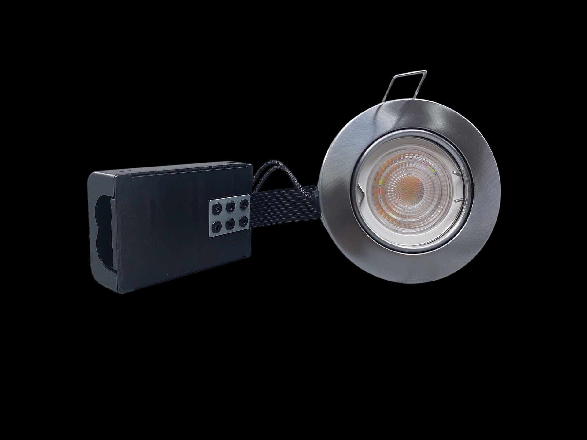 Pro indbygningsspot m. dæmpbar 4,5W Osram LED pære - Super farvegengivelse - Børstet