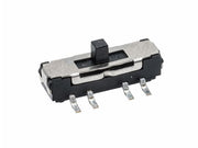 Miniature skydekontakt - 2P ON-ON-(ON), 0,3A/6V, SMD