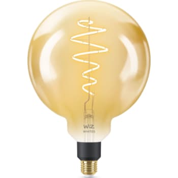 WiZ E27 LED klar Amber globepære - kold til varm - Ø20
