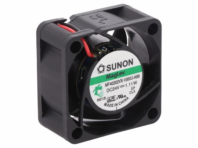 DC blæser - 40x40x20mm 24Vdc / 0,94W, Vapo, 2 ledn.