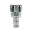 Push in fitting-swivel Y connector-6mm tube-1/8 thread S6450 6-1/8 SUPER-RAPID FITTING SPRINT