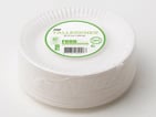 Tallerken kaffe pap 15cm hvid 100stk/pak