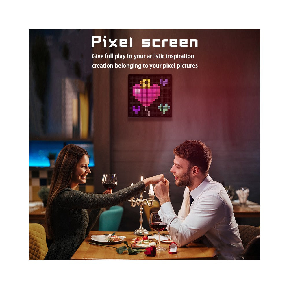 32x32 Pixel Bluetooth LED Display med 10W Effekt og 5V USB Input - Perfekt til brugervenlig visning og tilslutning.