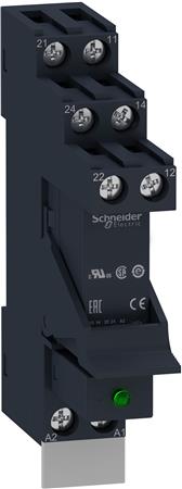 RSB RELÆ M/SOKKEL 2C/O 8A 24VDC