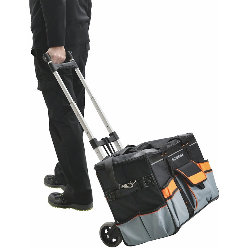 Værktøjstaske m. bærehåndtag og justerbar skulderrem