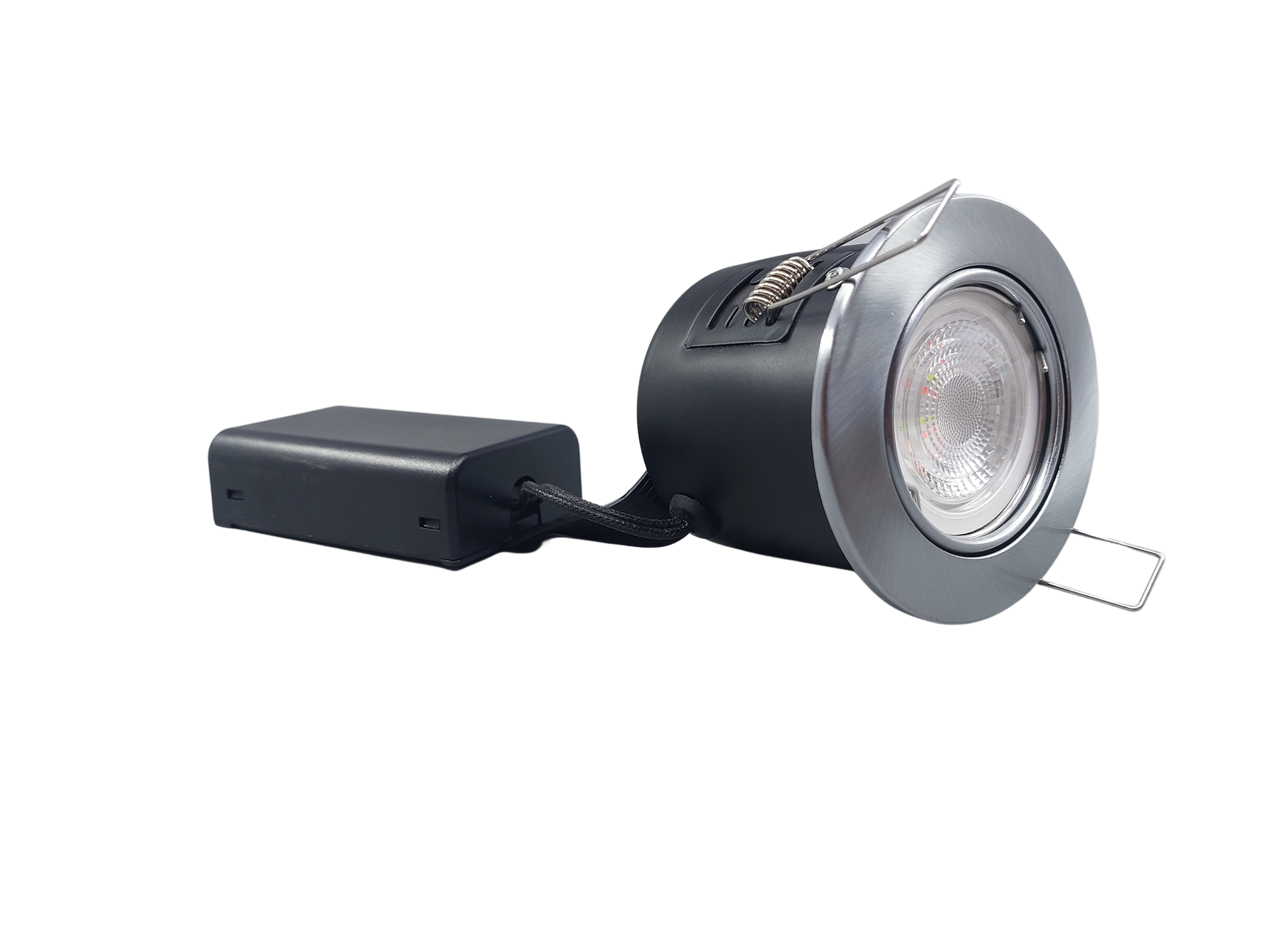 Pro indbygningsspot m. dæmpbar 4,5W Osram LED pære - Super farvegengivelse - Børstet