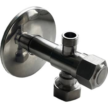 DRJ rustfri stopventil 1/2x3/8x3/4"