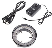 Mikroskop/kamera LED ringlampe - Ø60mm, inkl. styring