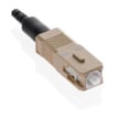 Fastcam Pre-termineret Optisk Fiber Konnekter OM1 SC (BEIGE) 10.5mm Cleave with 0.9mm 2mm & 3mm boot