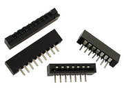 FFC (PFC) Flexkabel konnektor - 10pol, Lige (2,54mm)