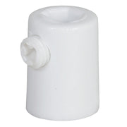 Pinolaflastning m, indvendigt gevind - hvid