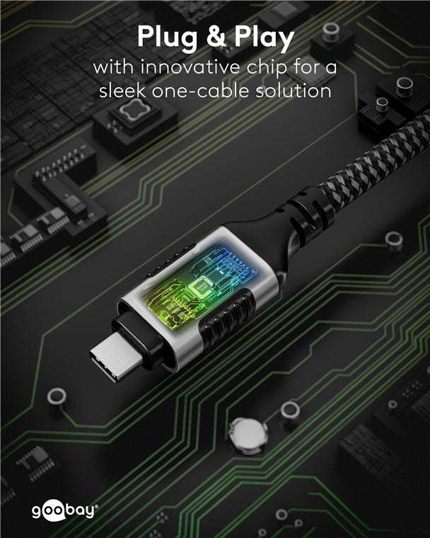 USB-C 3.1 til RJ45 adapter netværkskabel (1m)