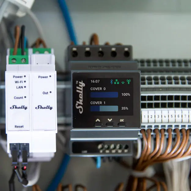 Shelly Pro Dual Cover PM - WiFi jalousistyring