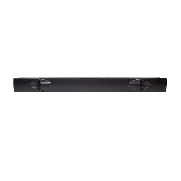 19" Blændplade til rackskab - 1U, tool free, Sort