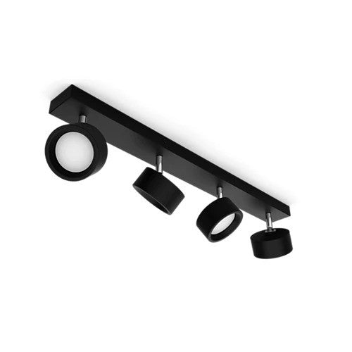 PHILIPS Bracia Spot LED 4x5,5W 2700K Black