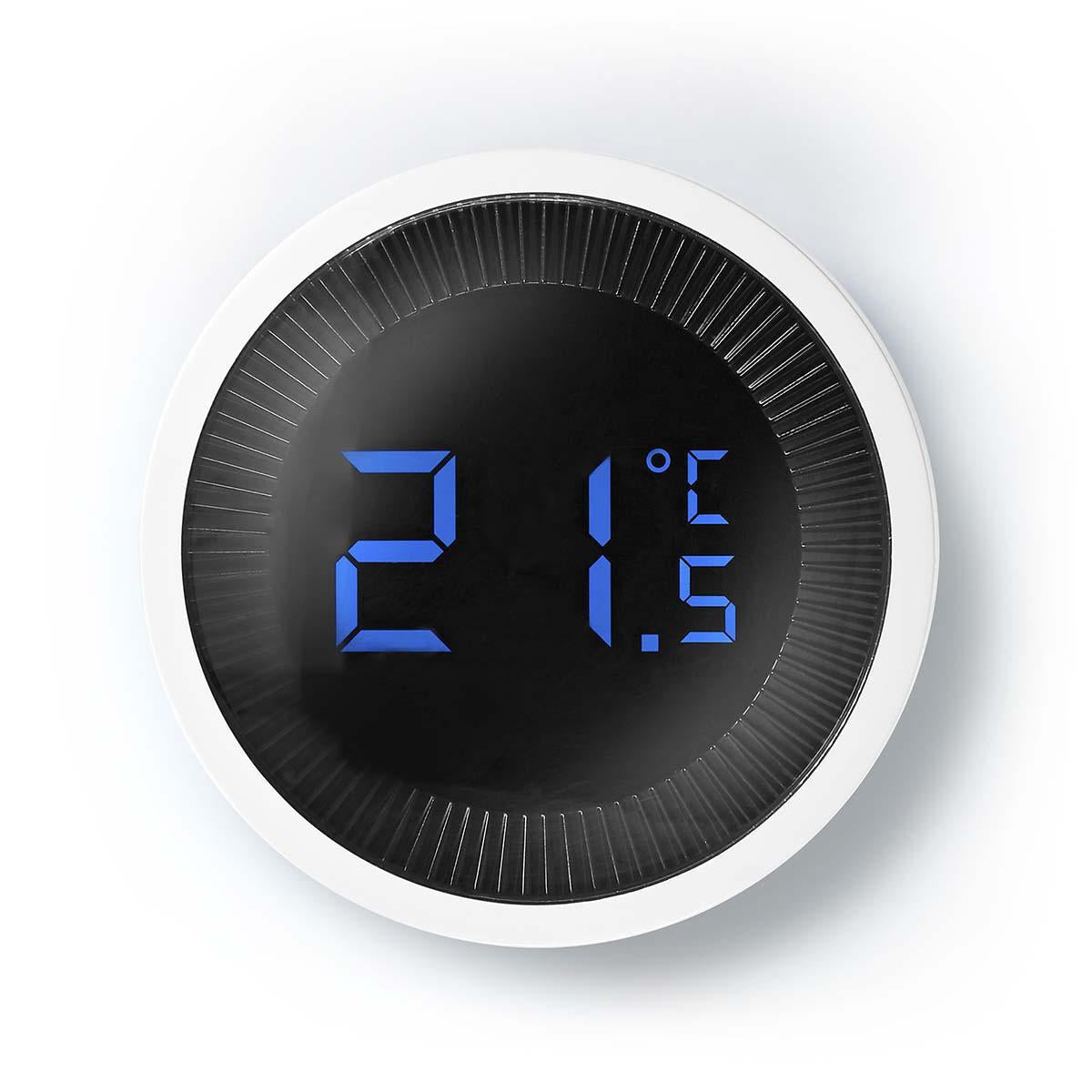 ZigBee Trådløs radiatortermostat - LCD, Hvid